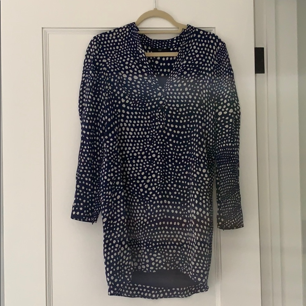 Tibi silk long sleeve dress